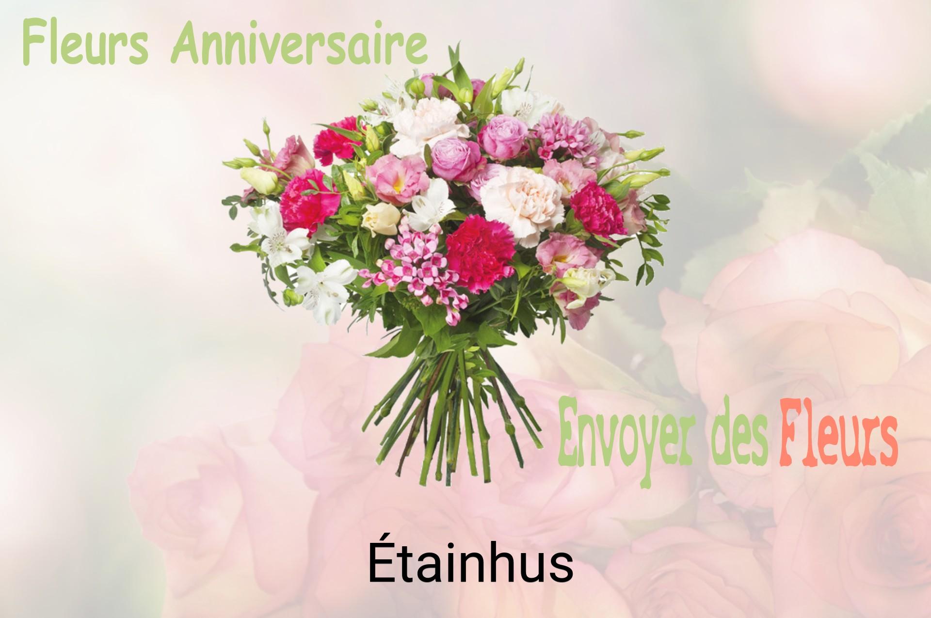 Bouquet de fleurs d’anniversaire livré à Étainhus