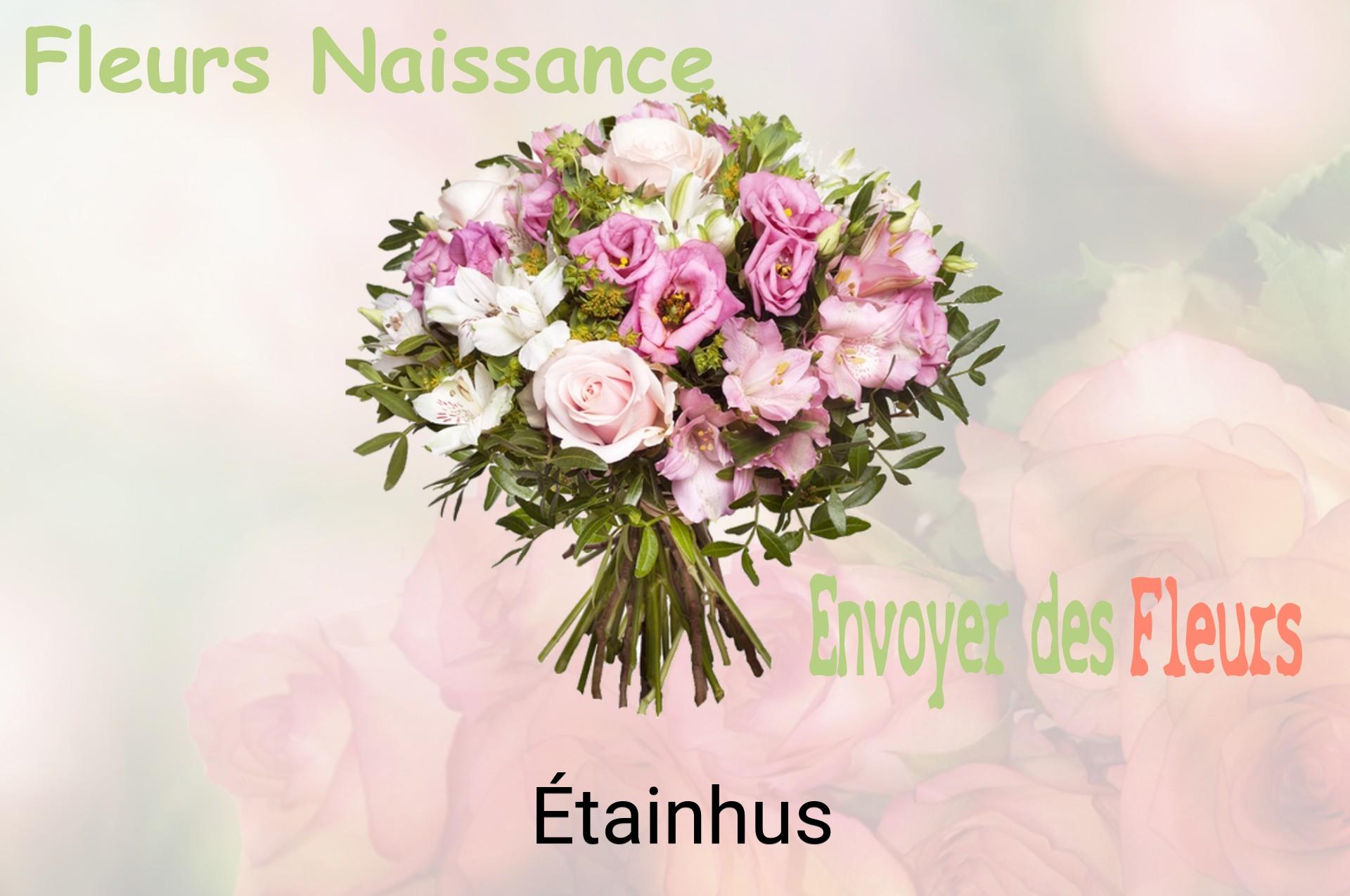 Bouquet de fleurs de naissance livré à Étainhus